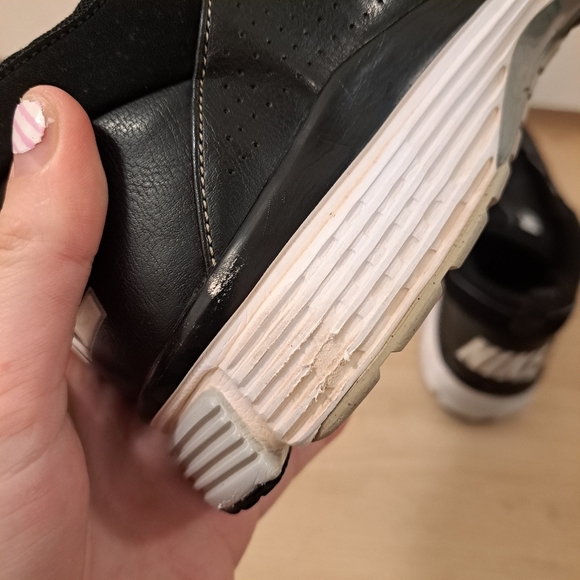 Nike Air Black White Elite Pre Game Athletic Fitness Workout Sneakers Size 10.5 - Picture 6 of 10